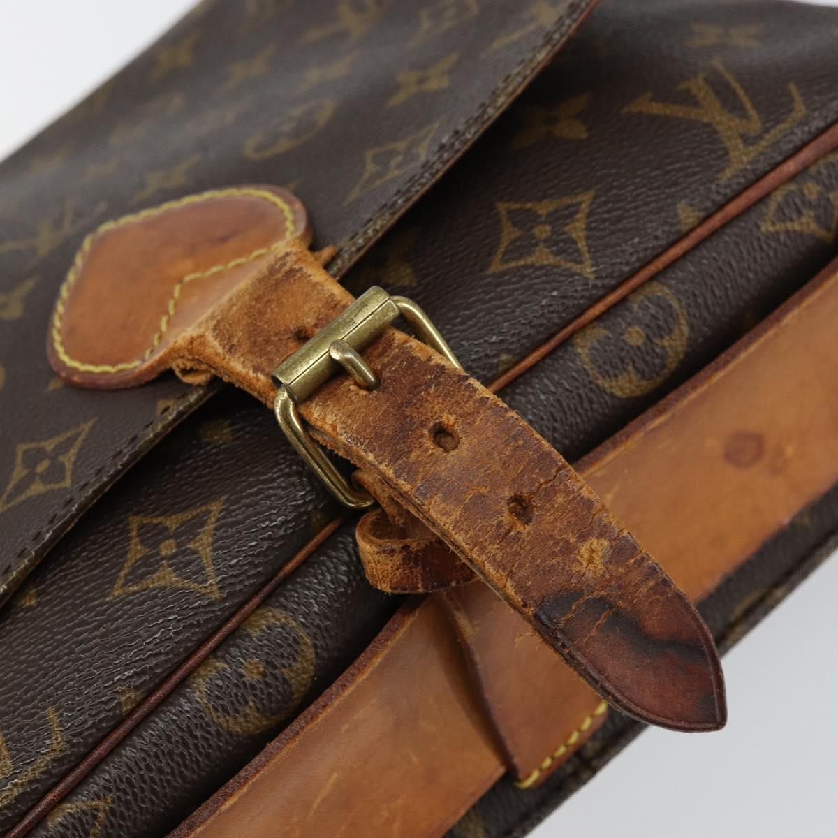 LOUIS VUITTON Monogram Cartouchiere GM Shoulder Bag M51252 LV Auth bs31929