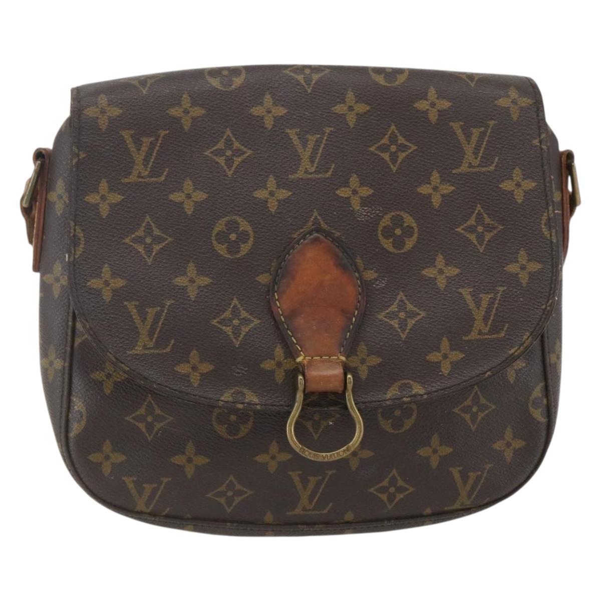 LOUIS VUITTON Monogram Saint Cloud GM Shoulder Bag M51242 LV Auth bs31930