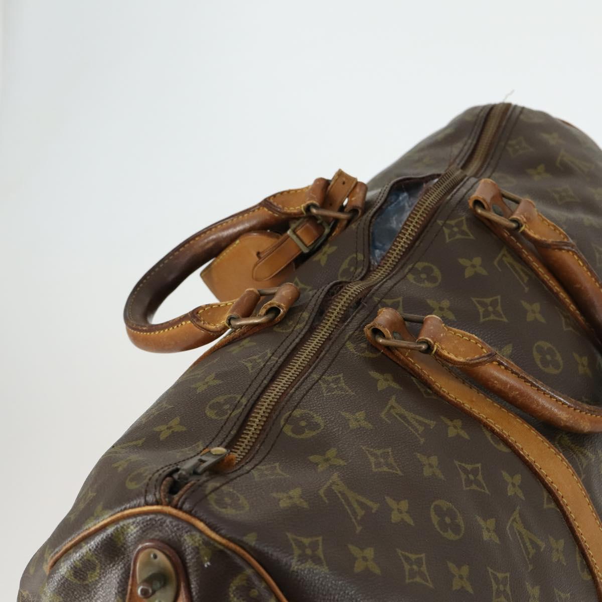LOUIS VUITTON Monogram Keepall 50 Boston Bag M41426 LV Auth bs31932