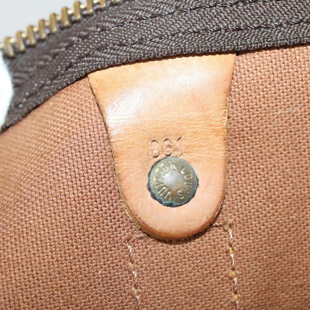 LOUIS VUITTON Monogram Keepall 55 Boston Bag M41424 LV Auth bs31933