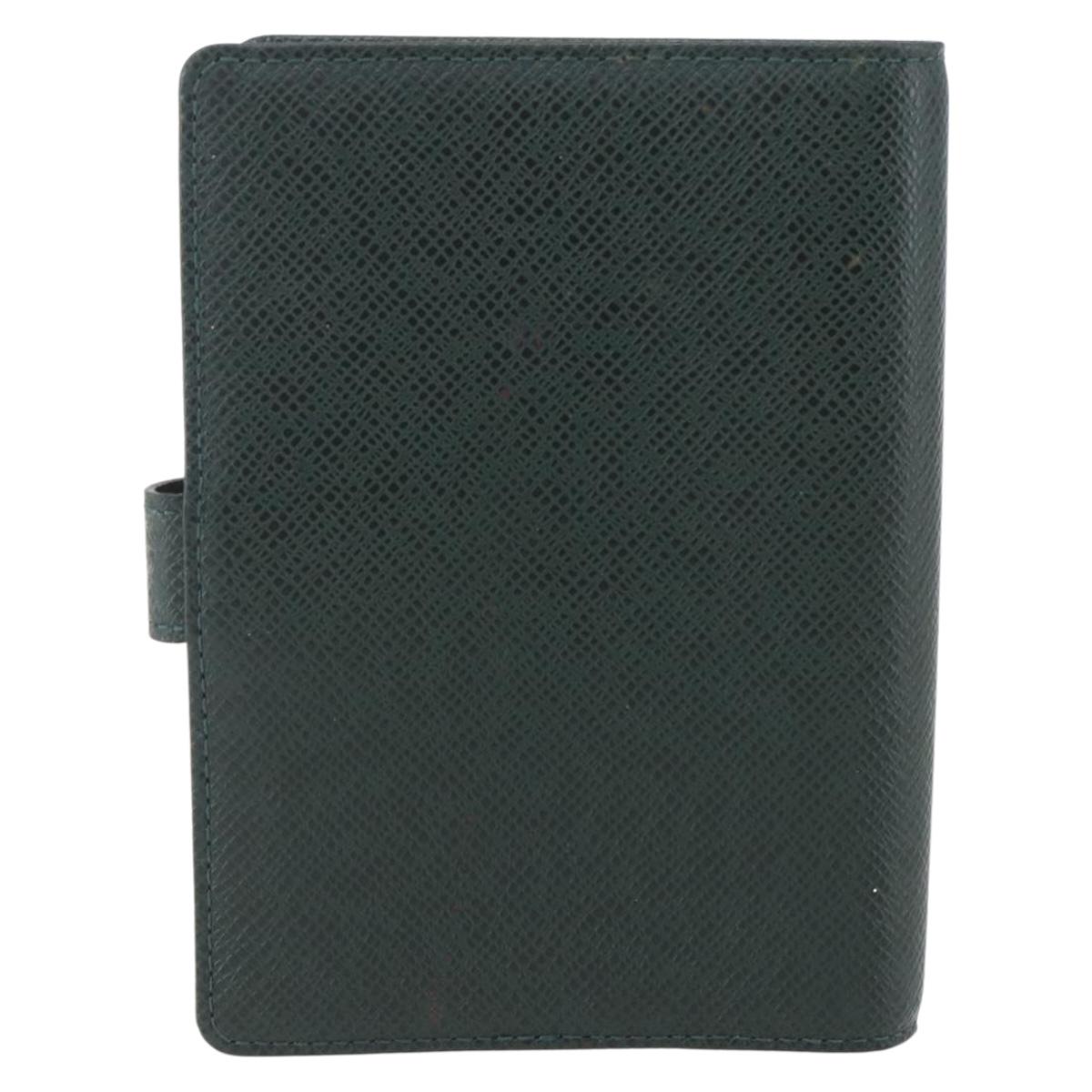 LOUIS VUITTON Taiga Agenda PM Day Planner Cover Epicea R20424 LV Auth bs31935