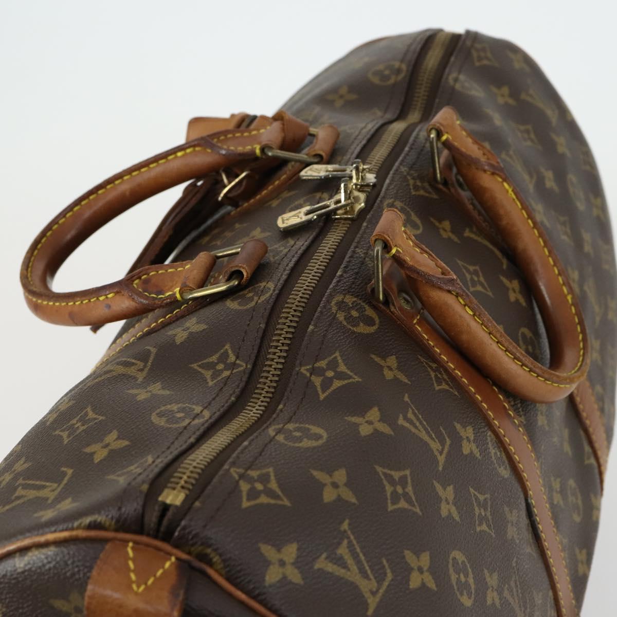 LOUIS VUITTON Monogram Keepall 45 Boston Bag M41428 LV Auth bs31942