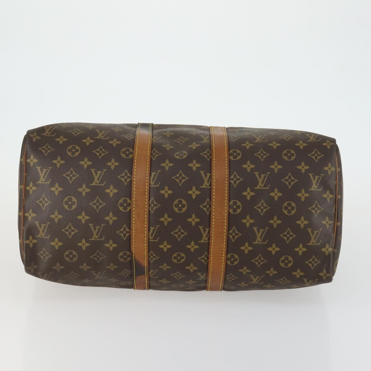 LOUIS VUITTON Monogram Keepall 45 Boston Bag M41428 LV Auth bs31942