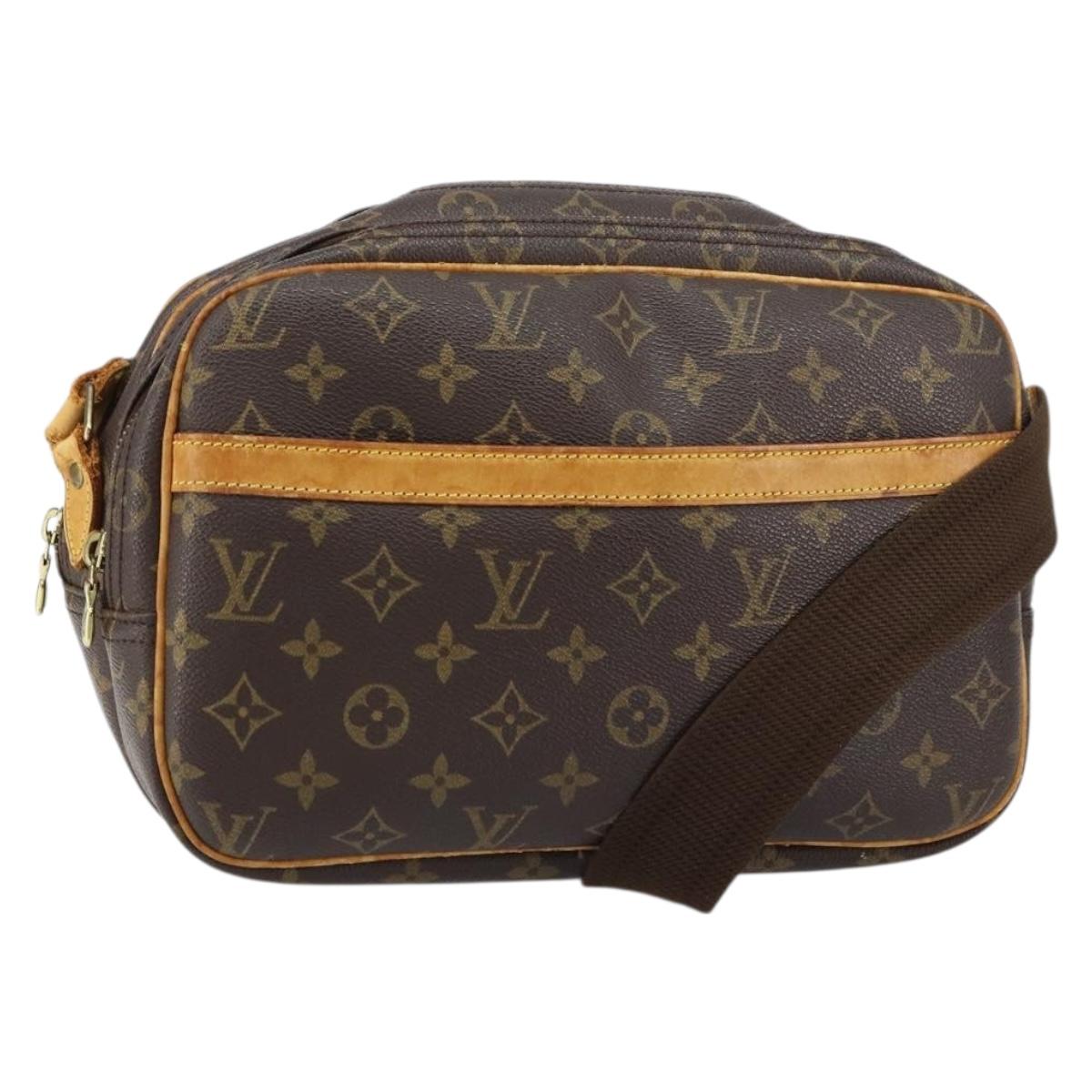 LOUIS VUITTON Monogram Reporter PM Shoulder Bag M45254 LV Auth bs31944