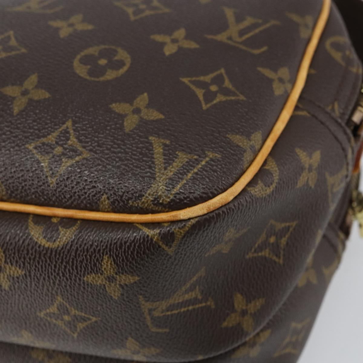 LOUIS VUITTON Monogram Reporter PM Shoulder Bag M45254 LV Auth bs31944