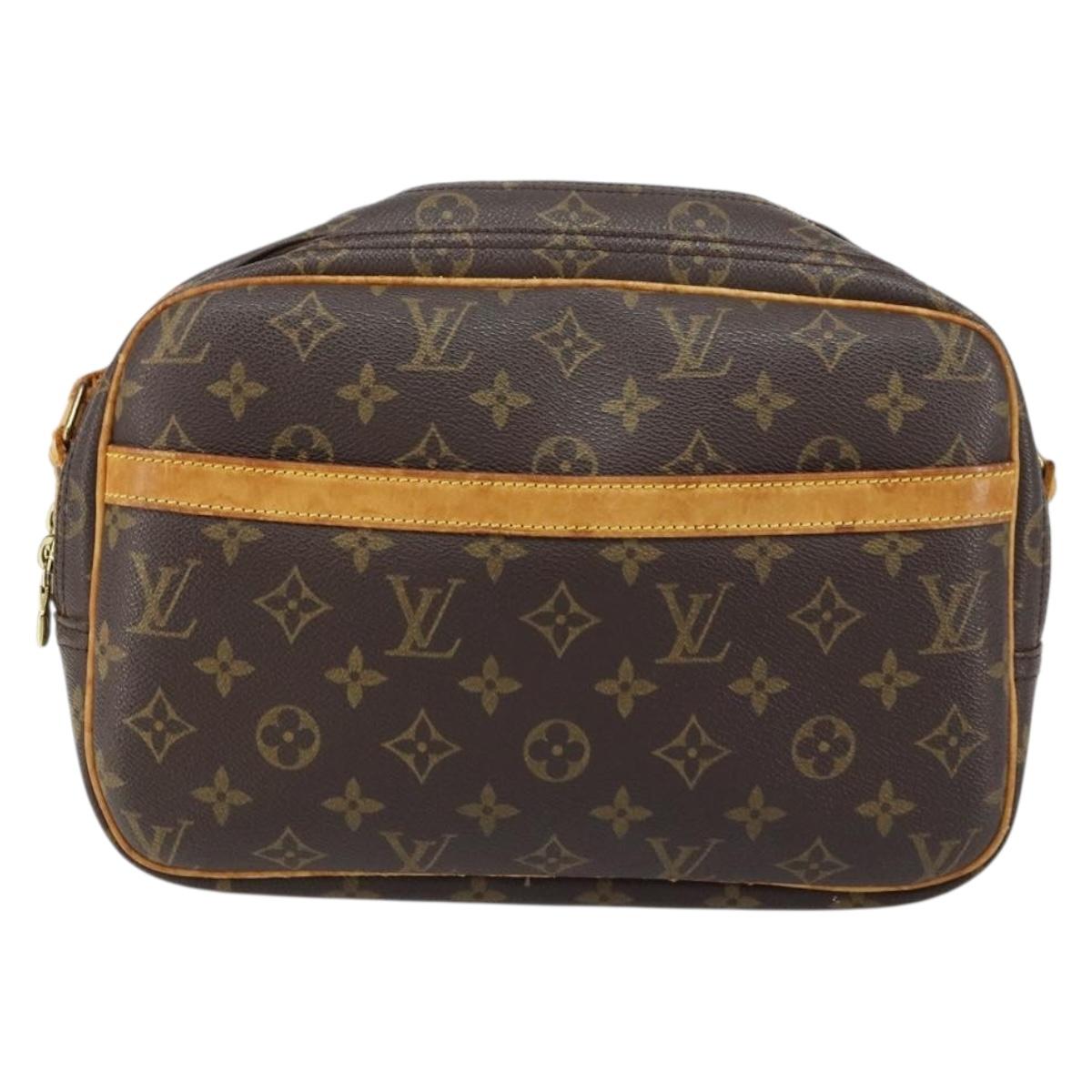 LOUIS VUITTON Monogram Reporter PM Shoulder Bag M45254 LV Auth bs31944