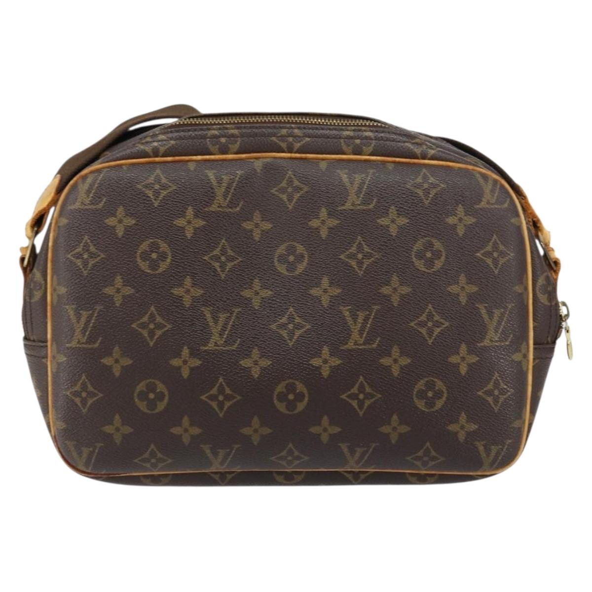 LOUIS VUITTON Monogram Reporter PM Shoulder Bag M45254 LV Auth bs31944