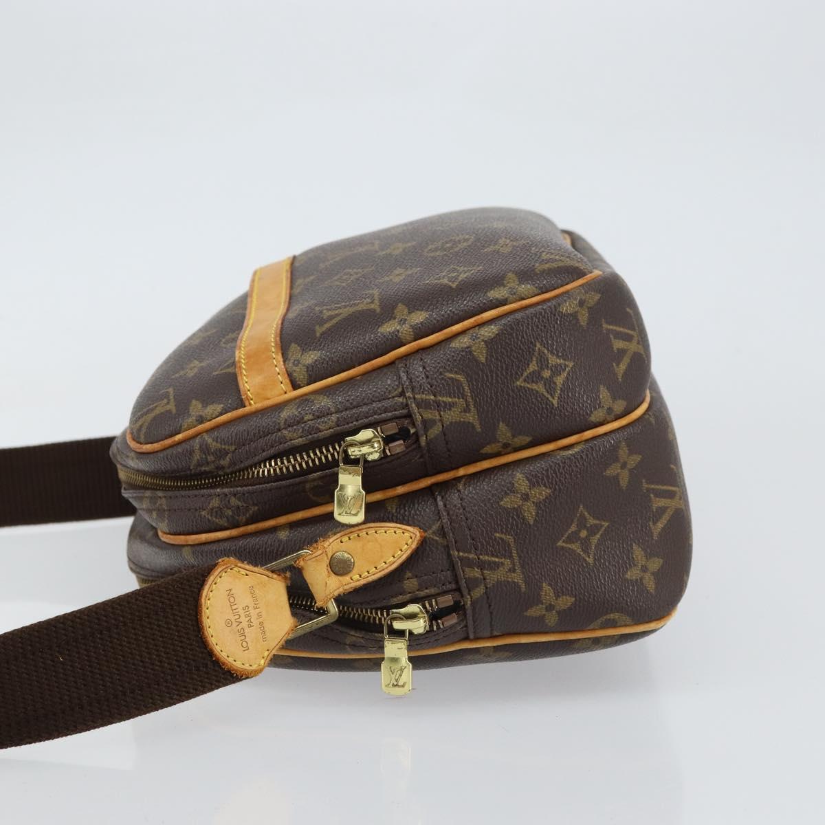 LOUIS VUITTON Monogram Reporter PM Shoulder Bag M45254 LV Auth bs31944