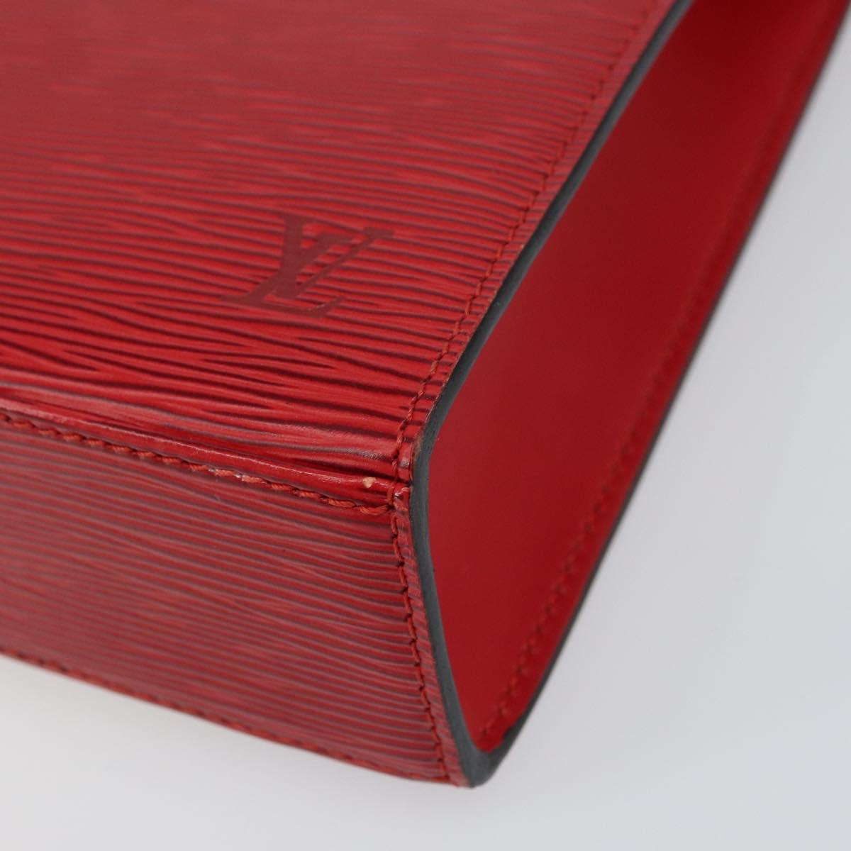 LOUIS VUITTON Epi Malesherbes Hand Bag Red M52377 LV Auth bs31949