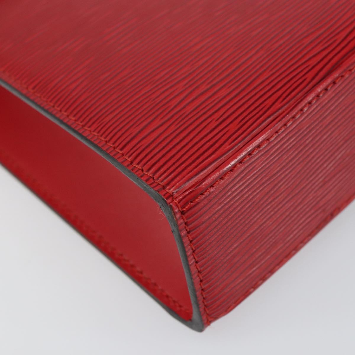 LOUIS VUITTON Epi Malesherbes Hand Bag Red M52377 LV Auth bs31949