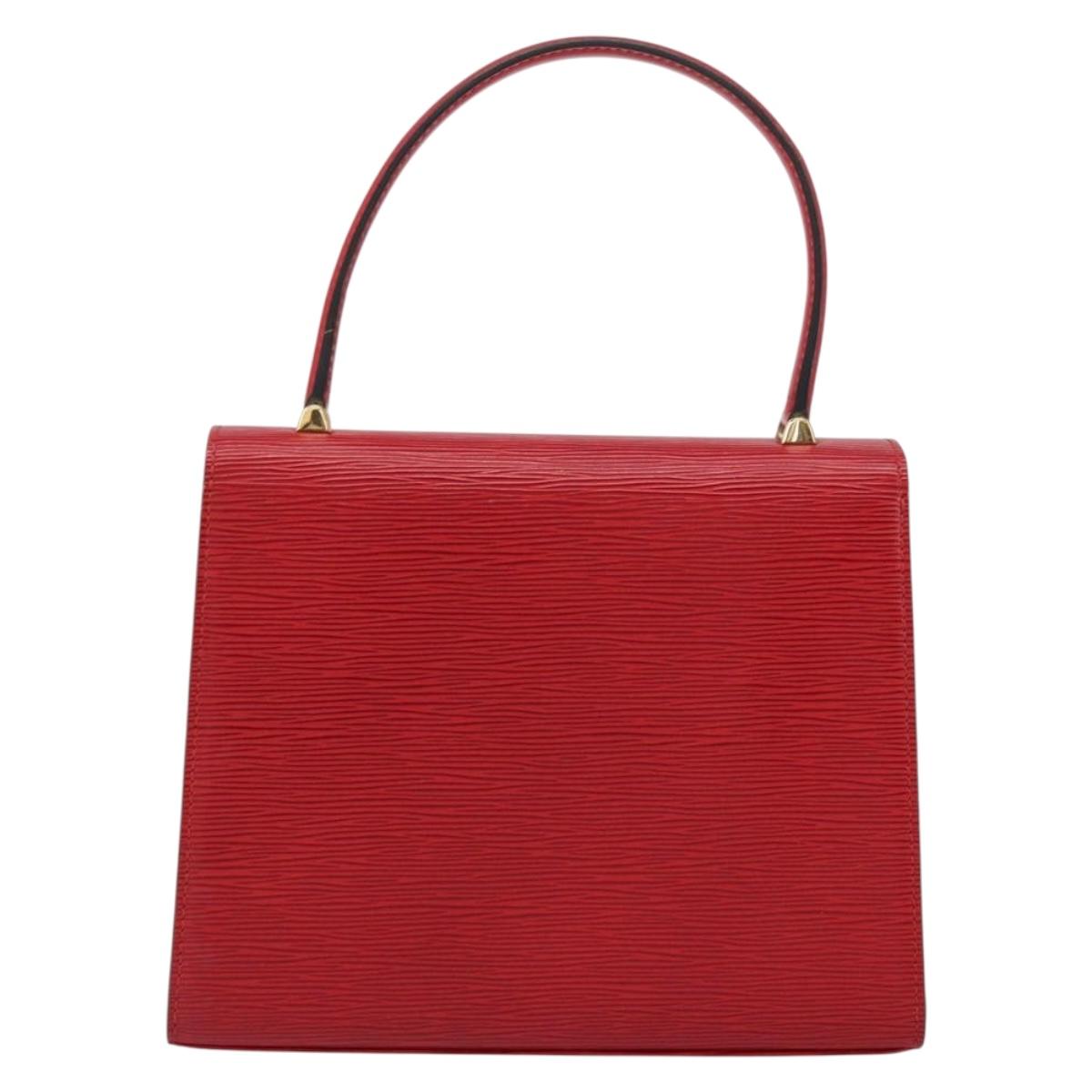 LOUIS VUITTON Epi Malesherbes Hand Bag Red M52377 LV Auth bs31949