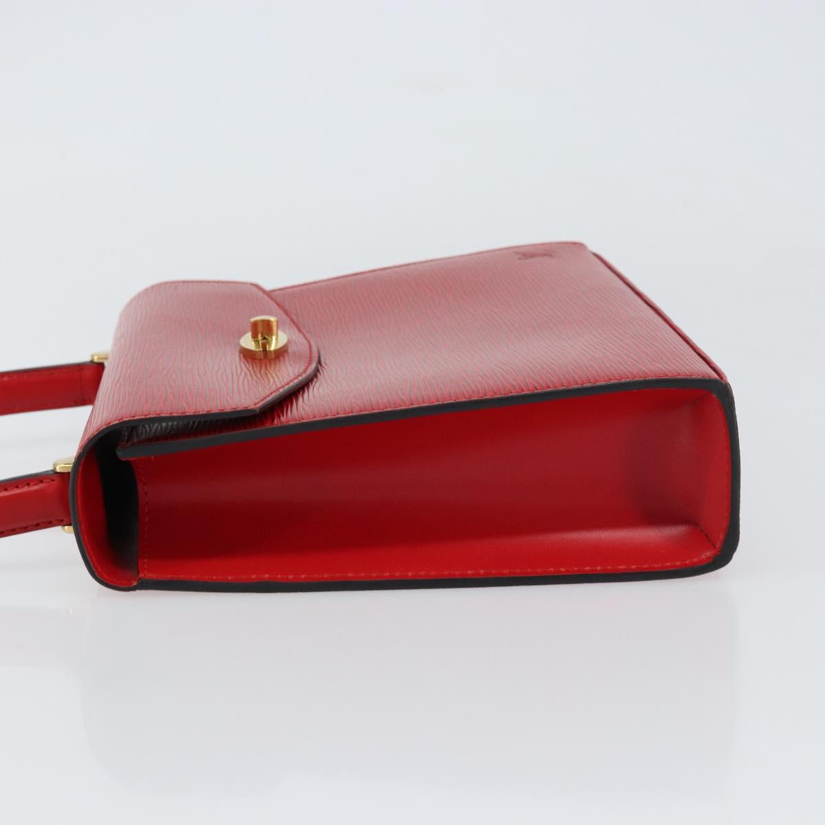 LOUIS VUITTON Epi Malesherbes Hand Bag Red M52377 LV Auth bs31949