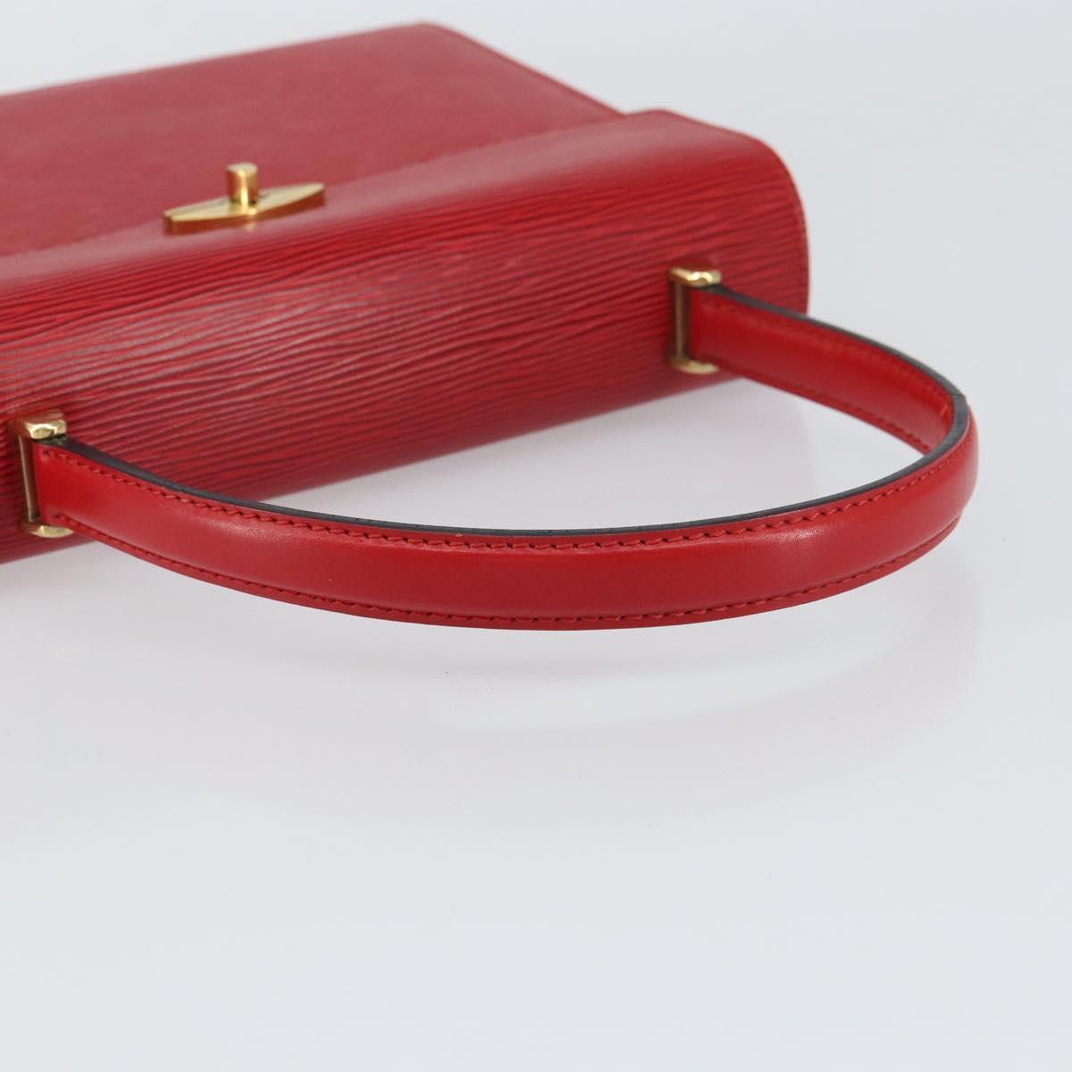 LOUIS VUITTON Epi Malesherbes Hand Bag Red M52377 LV Auth bs31949