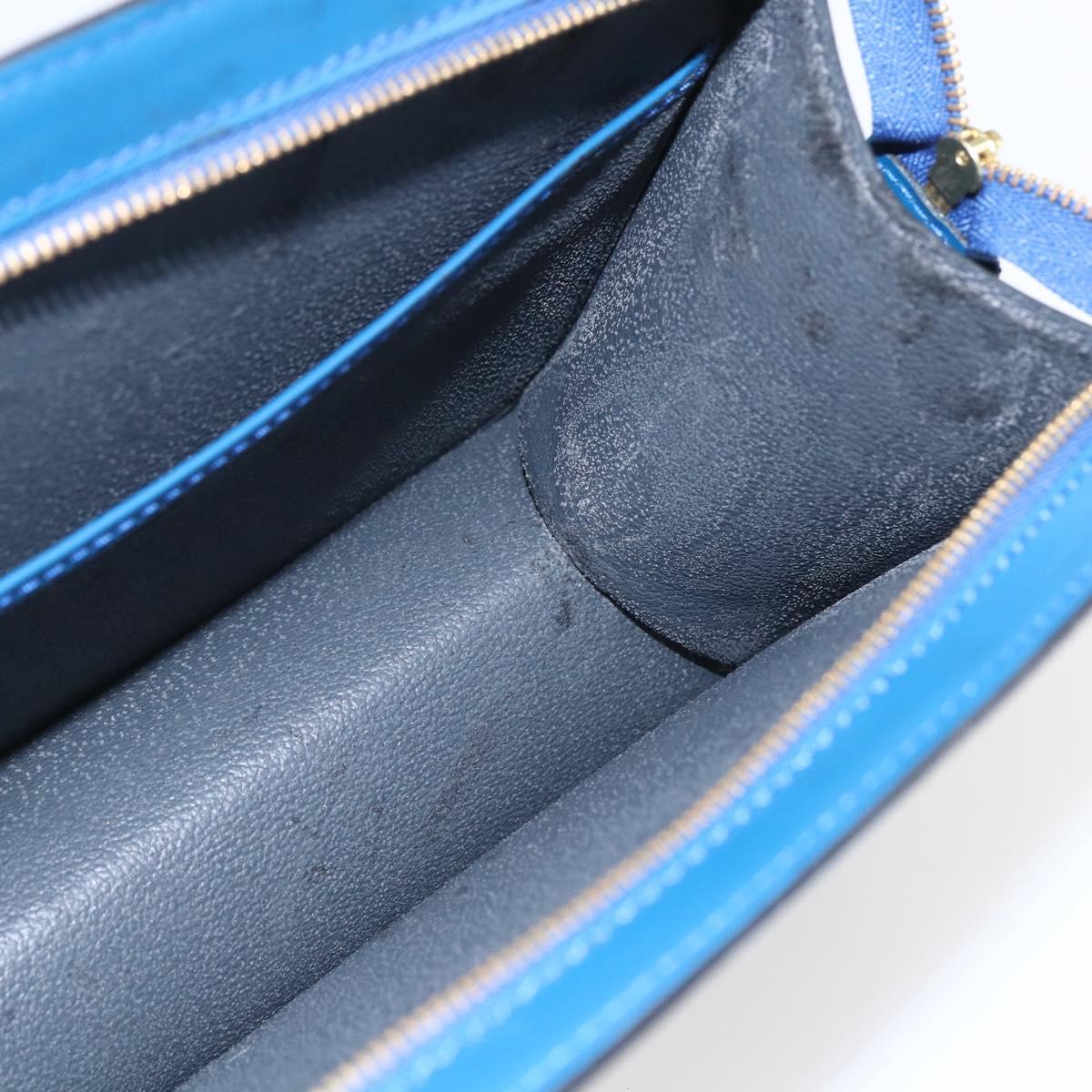 LOUIS VUITTON Epi Trousse Crete Pouch Blue M48405 LV Auth bs31950