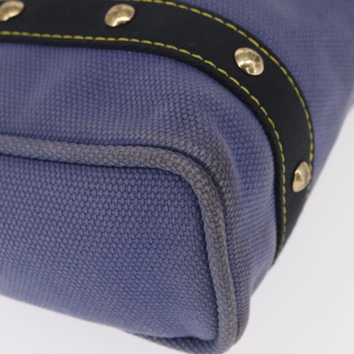 LOUIS VUITTON Antigua Cabas MM Tote Bag Blue M40087 LV Auth bs31951