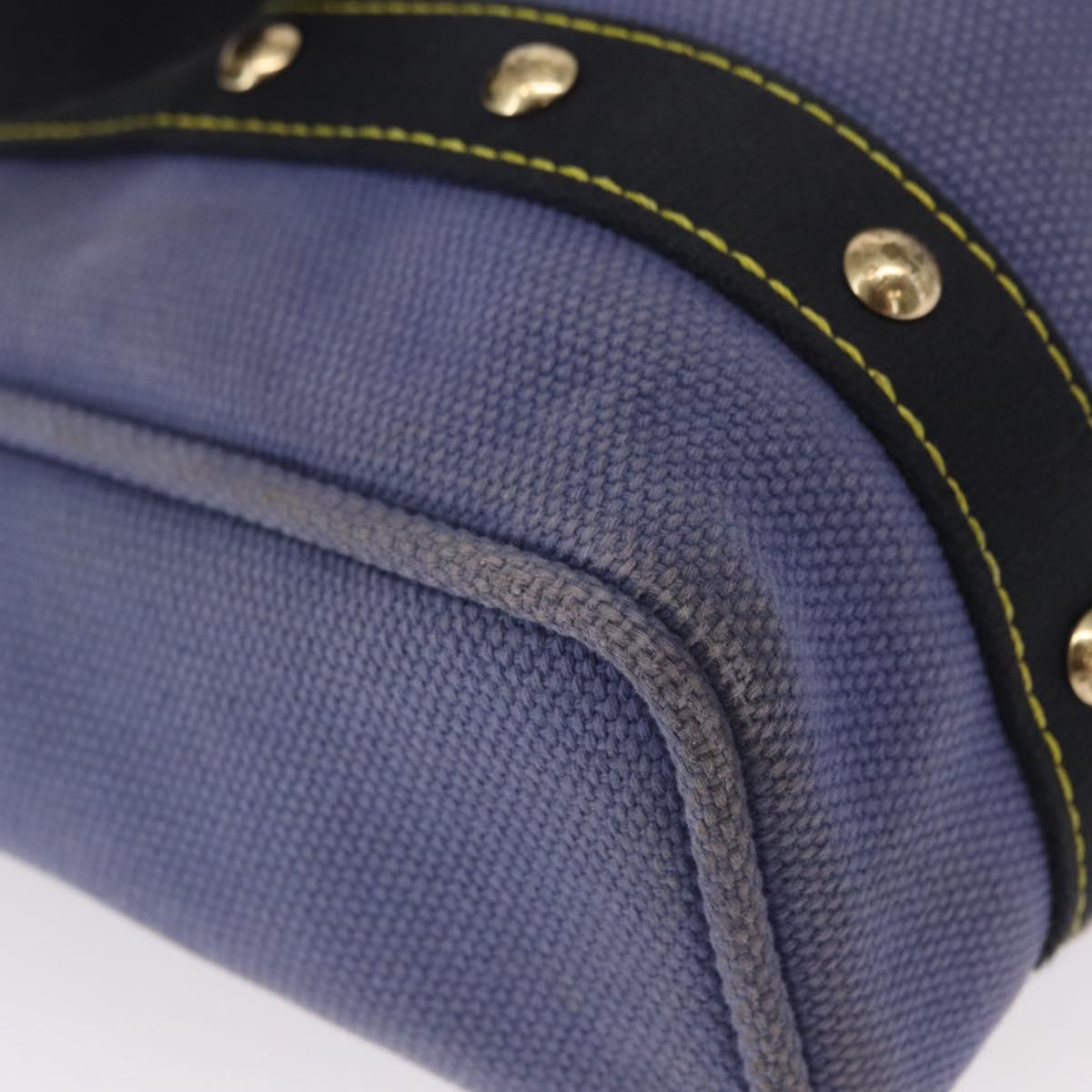 LOUIS VUITTON Antigua Cabas MM Tote Bag Blue M40087 LV Auth bs31951