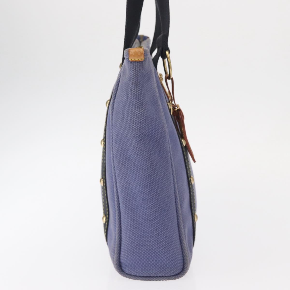 LOUIS VUITTON Antigua Cabas MM Tote Bag Blue M40087 LV Auth bs31951