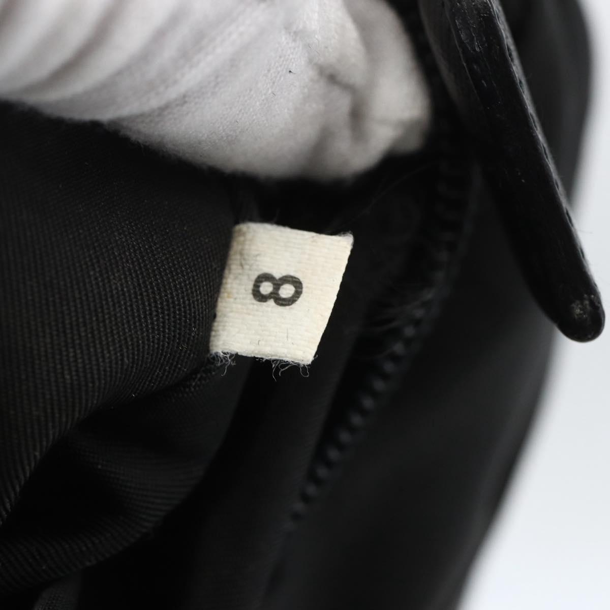 PRADA Pouch Nylon Leather Black Auth bs31961