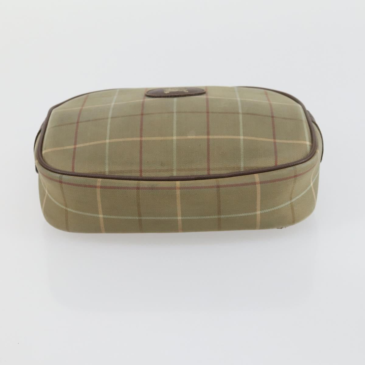 BURBERRY Nova Check Shoulder Bag Nylon Canvas 5 Set Yellow Beige Auth bs31981