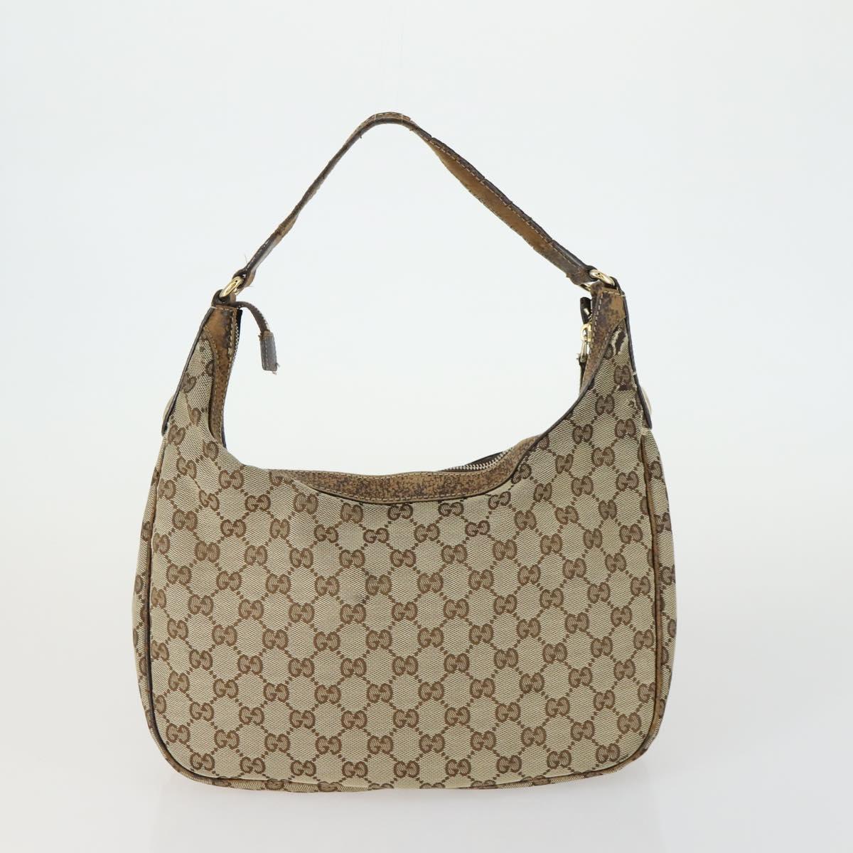 GUCCI GG Canvas Shoulder Bag 2 Set Beige Auth bs31982