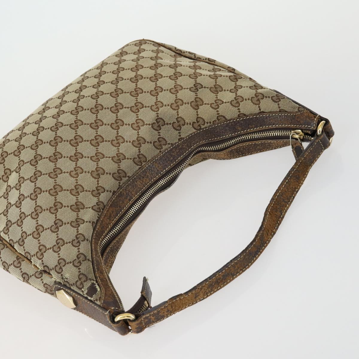 GUCCI GG Canvas Shoulder Bag 2 Set Beige Auth bs31982