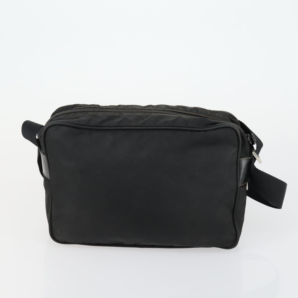 PRADA Shoulder Bag Nylon 3 Set Black Auth bs31983