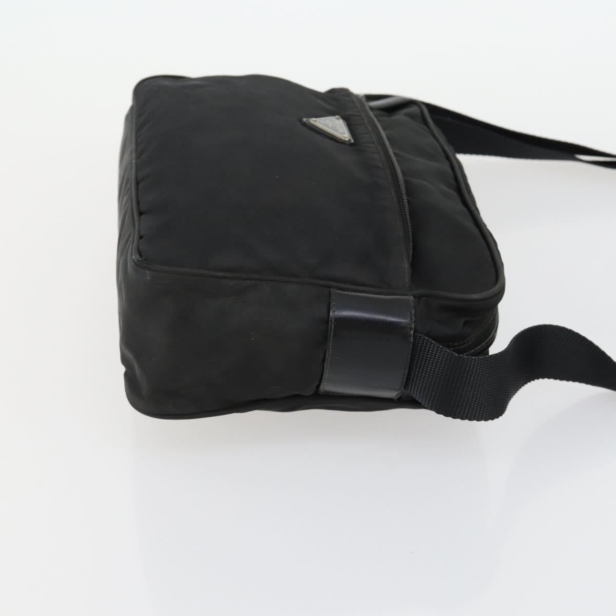 PRADA Shoulder Bag Nylon 3 Set Black Auth bs31983