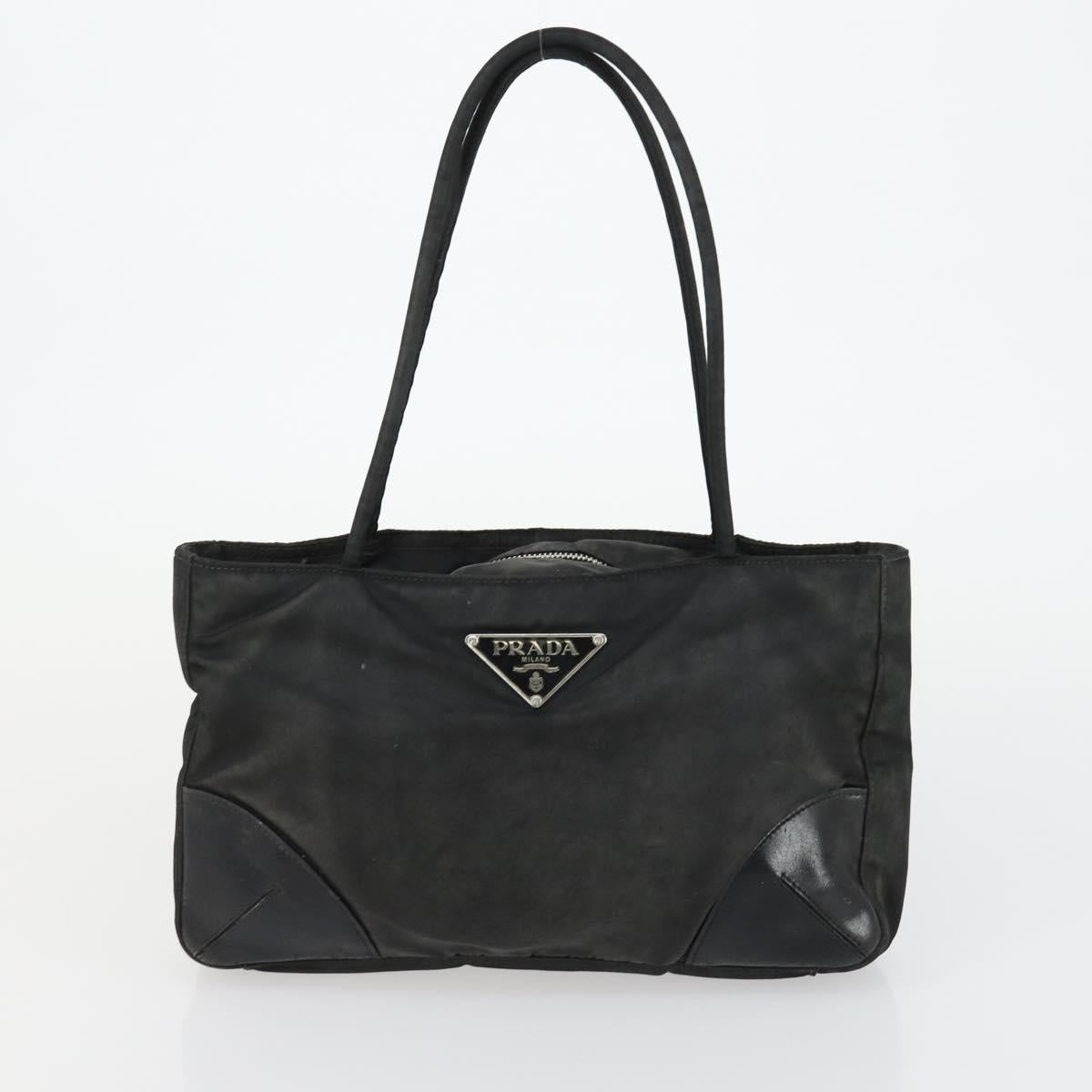 PRADA Shoulder Bag Nylon 3 Set Black Auth bs31983