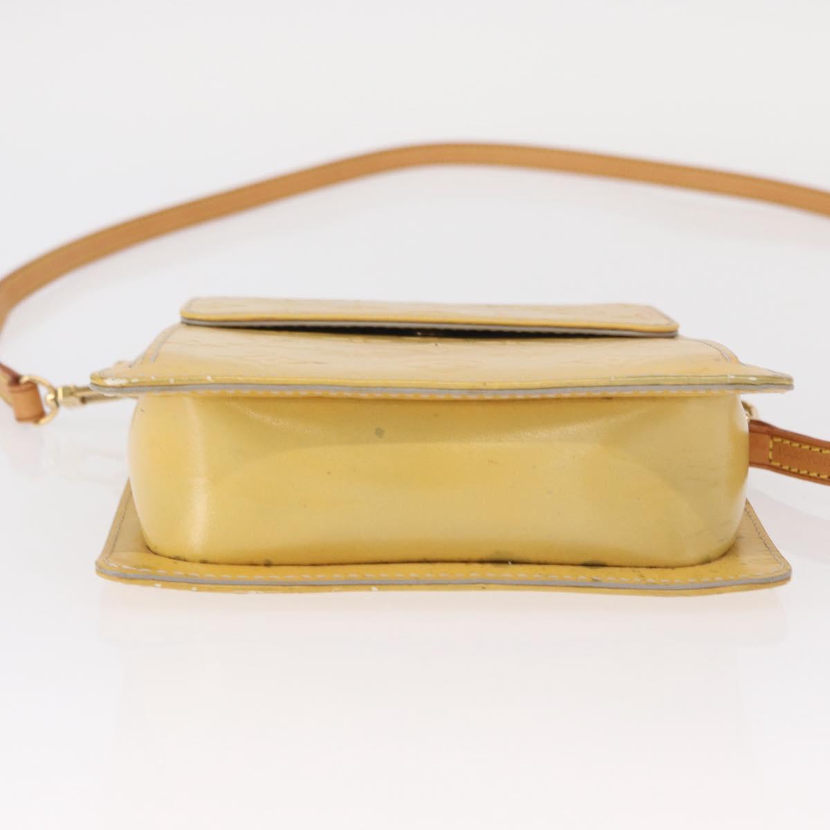 LOUIS VUITTON Monogram Vernis Motto Accessory Pouch Gris M91030 LV Auth bs31986