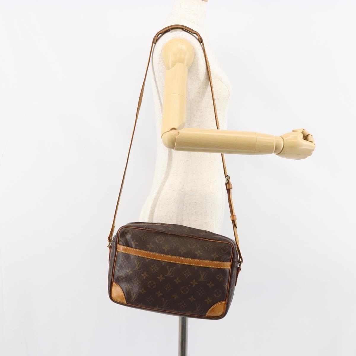 LOUIS VUITTON Monogram Trocadero 27 Shoulder Bag M51274 LV Auth bs31994