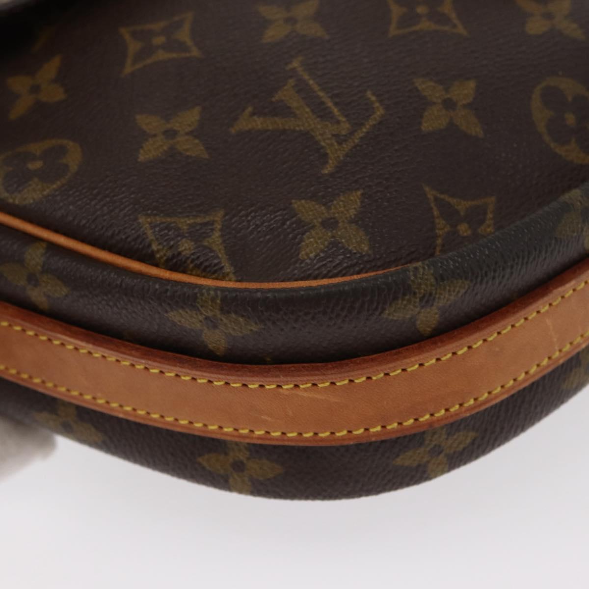 LOUIS VUITTON Monogram Jeune Fille GM Shoulder Bag M51225 LV Auth bs31996