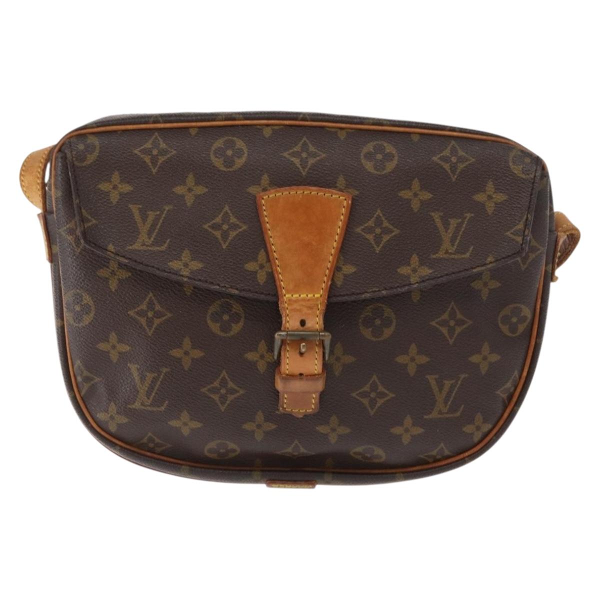 LOUIS VUITTON Monogram Jeune Fille GM Shoulder Bag M51225 LV Auth bs31996