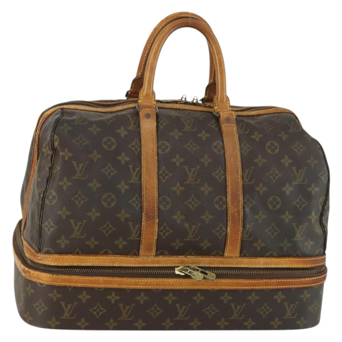 LOUIS VUITTON Monogram Sac Sports Boston Bag M41444 LV Auth bs31998