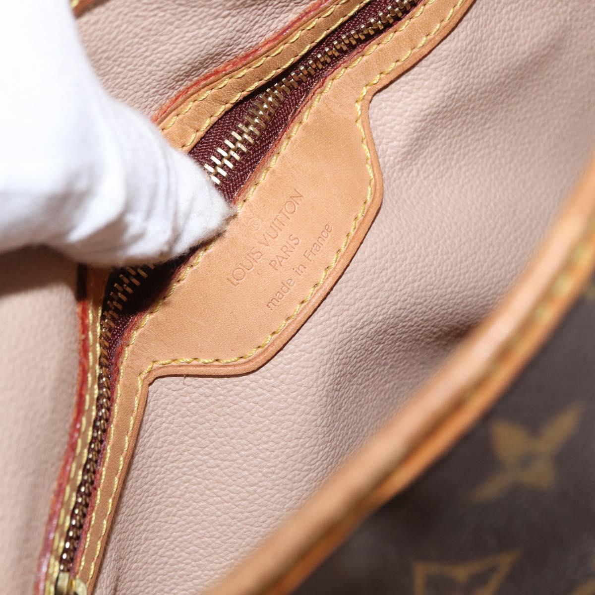 LOUIS VUITTON Monogram Bucket PM Shoulder Bag M42238 LV Auth bs32008