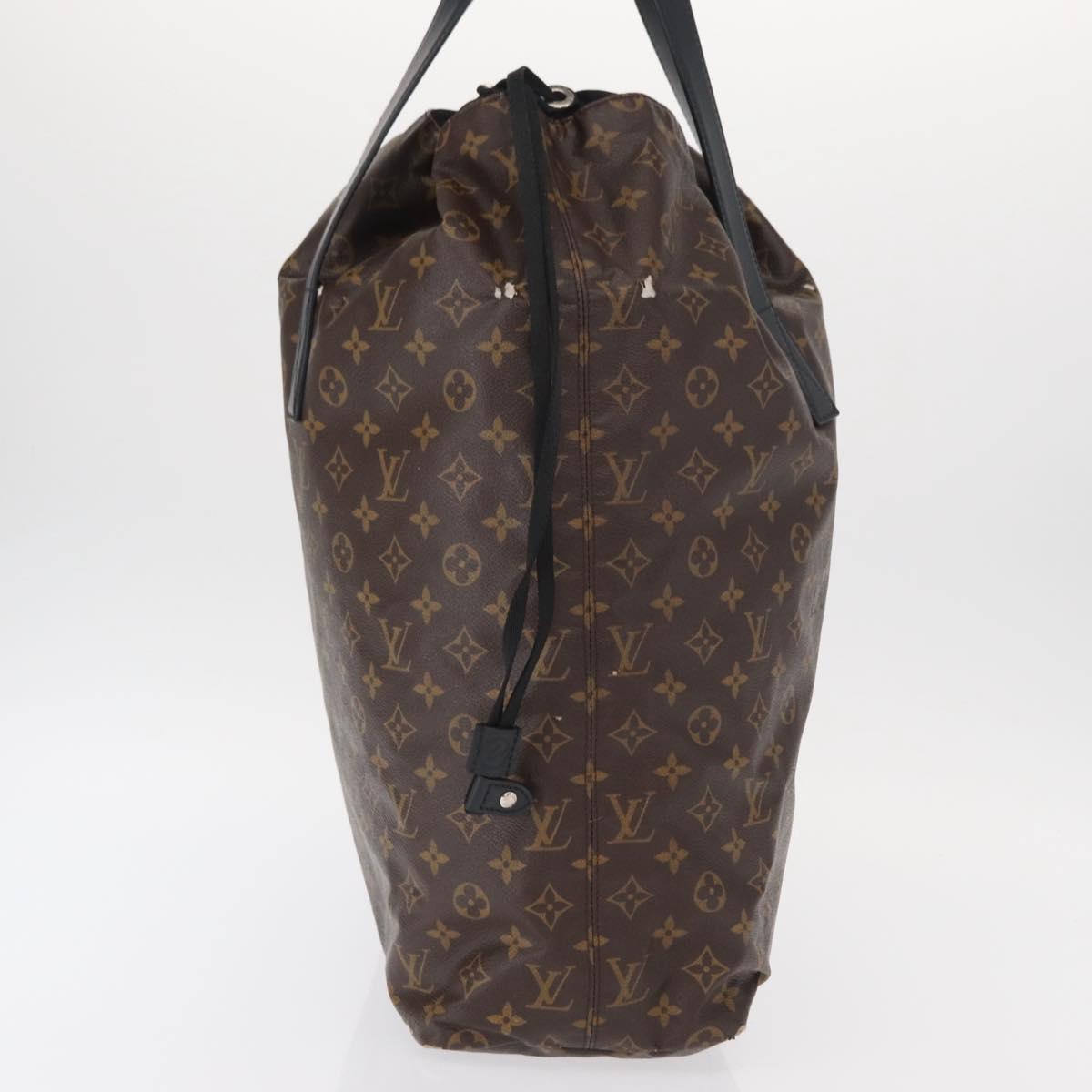 LOUIS VUITTON Monogram Macassar Fragment Cabas Light Bag M43416 LV Auth bs32011