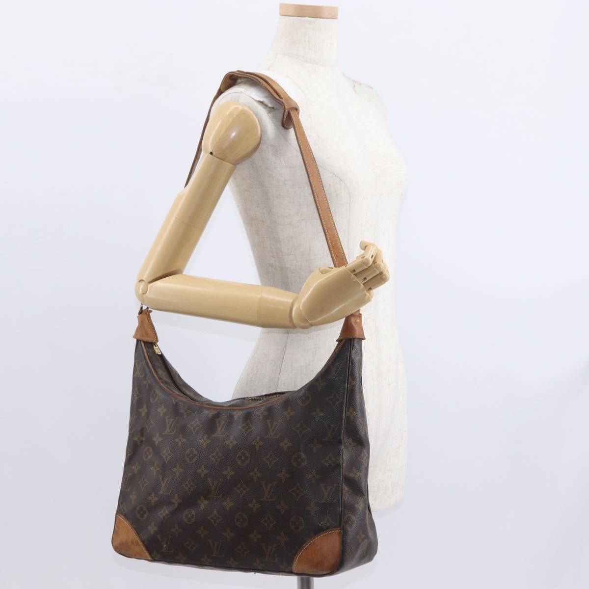 LOUIS VUITTON Monogram Boulogne 35 Shoulder Bag M51260 LV Auth bs32012