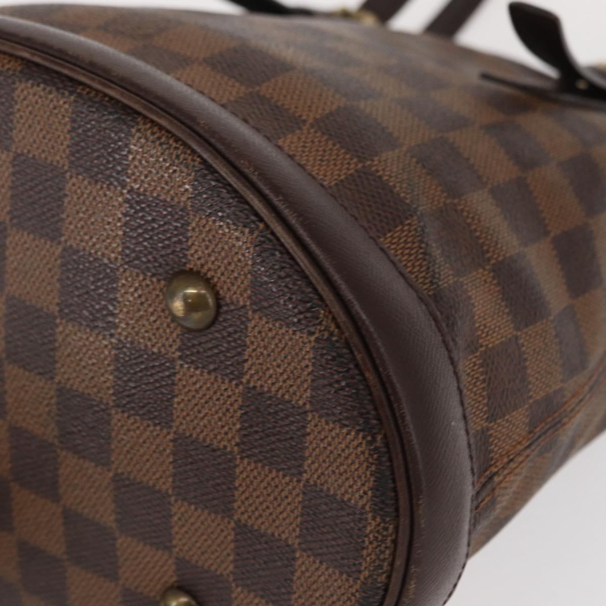 LOUIS VUITTON Damier Ebene Marais Shoulder Bag N42240 LV Auth bs32014