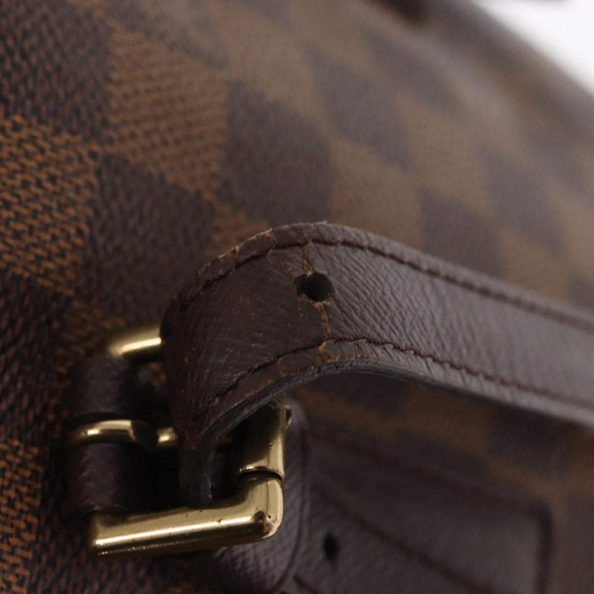LOUIS VUITTON Damier Ebene Marais Shoulder Bag N42240 LV Auth bs32014
