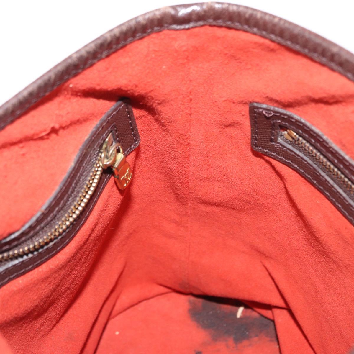 LOUIS VUITTON Damier Ebene Marais Shoulder Bag N42240 LV Auth bs32014
