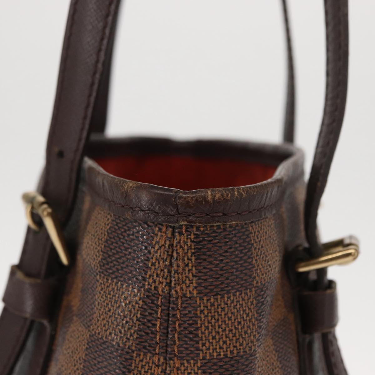 LOUIS VUITTON Damier Ebene Marais Shoulder Bag N42240 LV Auth bs32014