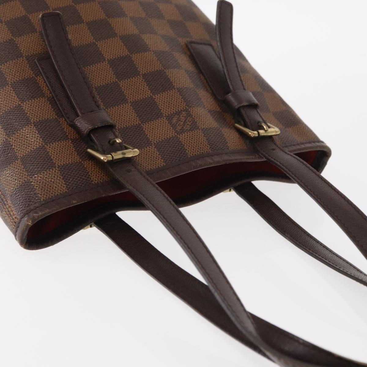 LOUIS VUITTON Damier Ebene Marais Shoulder Bag N42240 LV Auth bs32014