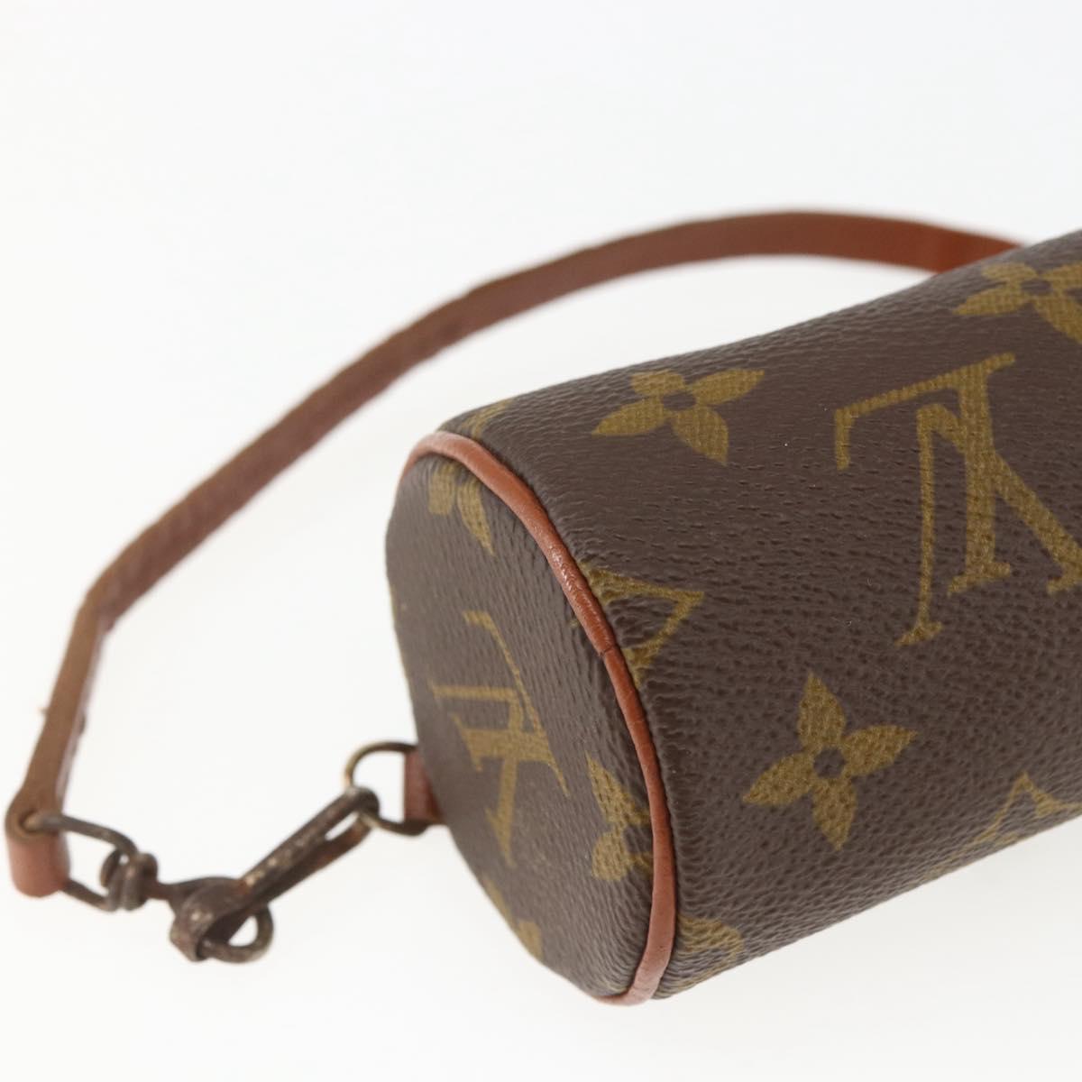 LOUIS VUITTON Monogram Papillon Pouch LV Auth bs32017
