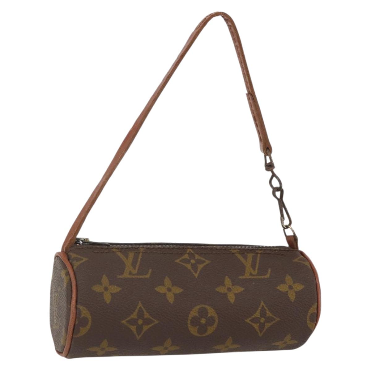 LOUIS VUITTON Monogram Papillon Pouch LV Auth bs32017
