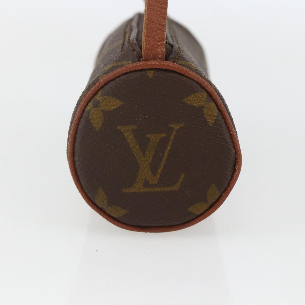 LOUIS VUITTON Monogram Papillon Pouch LV Auth bs32017
