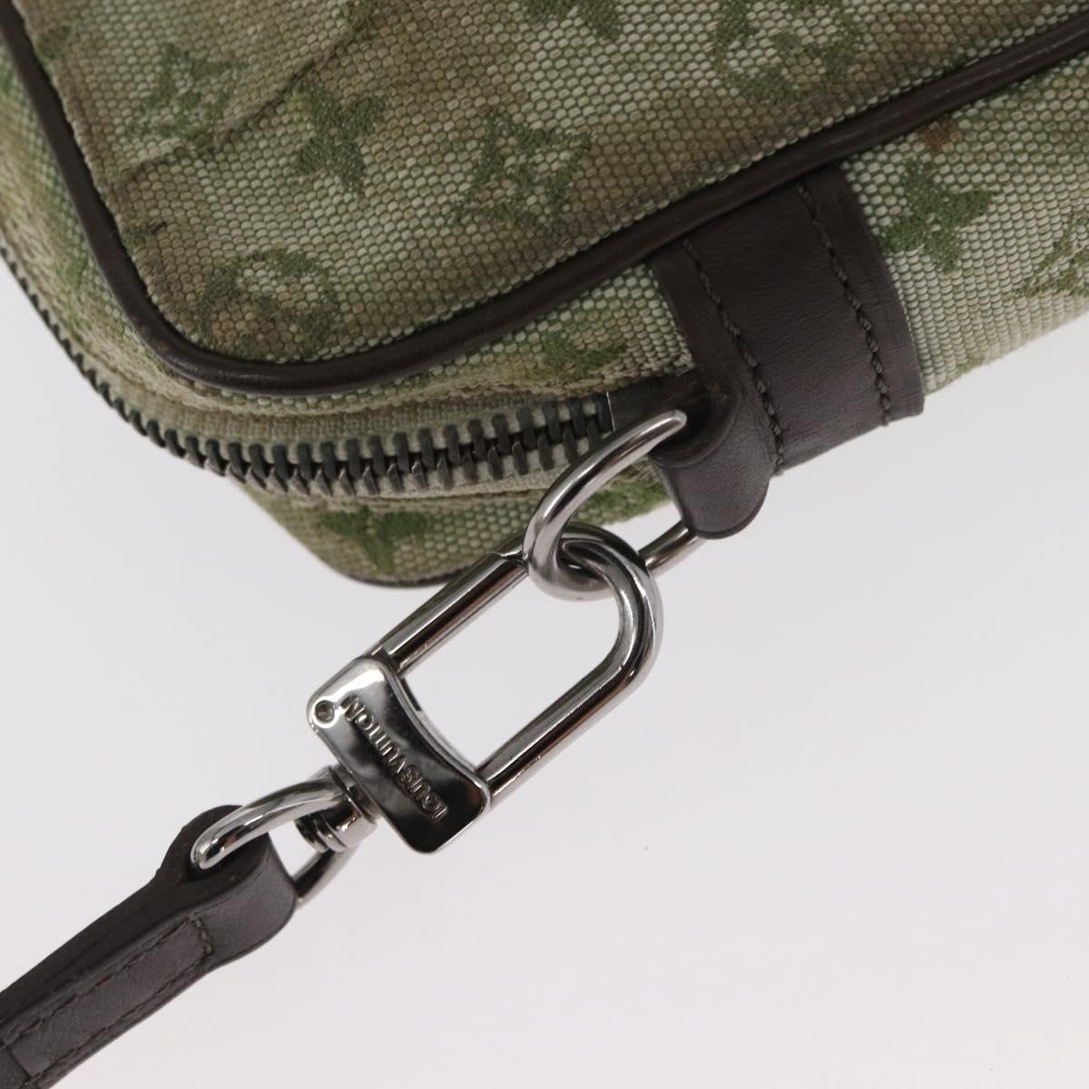LOUIS VUITTON Mini Tale de Fe Pochette Accessory Pouch Khaki M92274 Auth bs32023