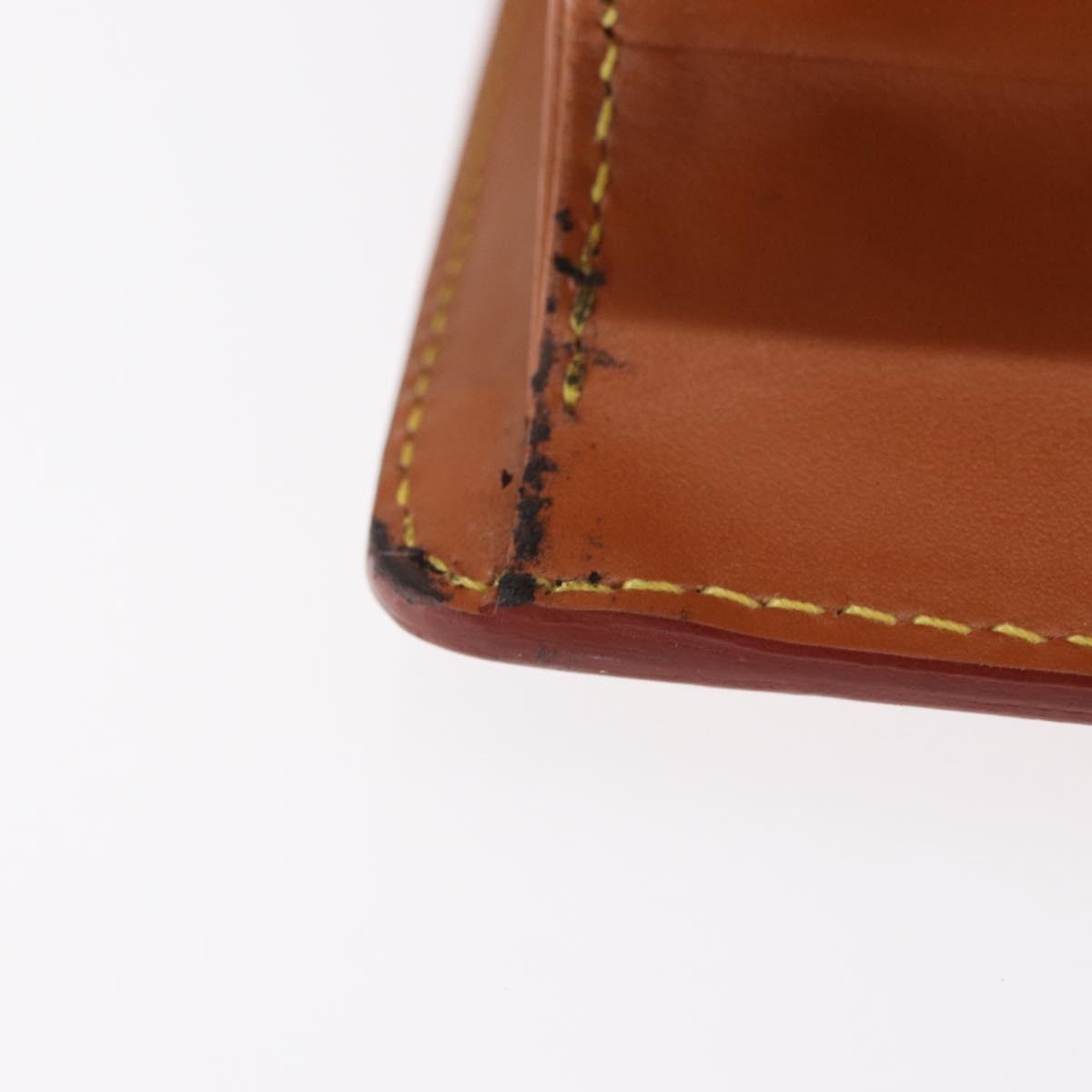 LOUIS VUITTON Epi Pochette Homme Bag Brown Zipangu Gold M52528 LV Auth bs32026