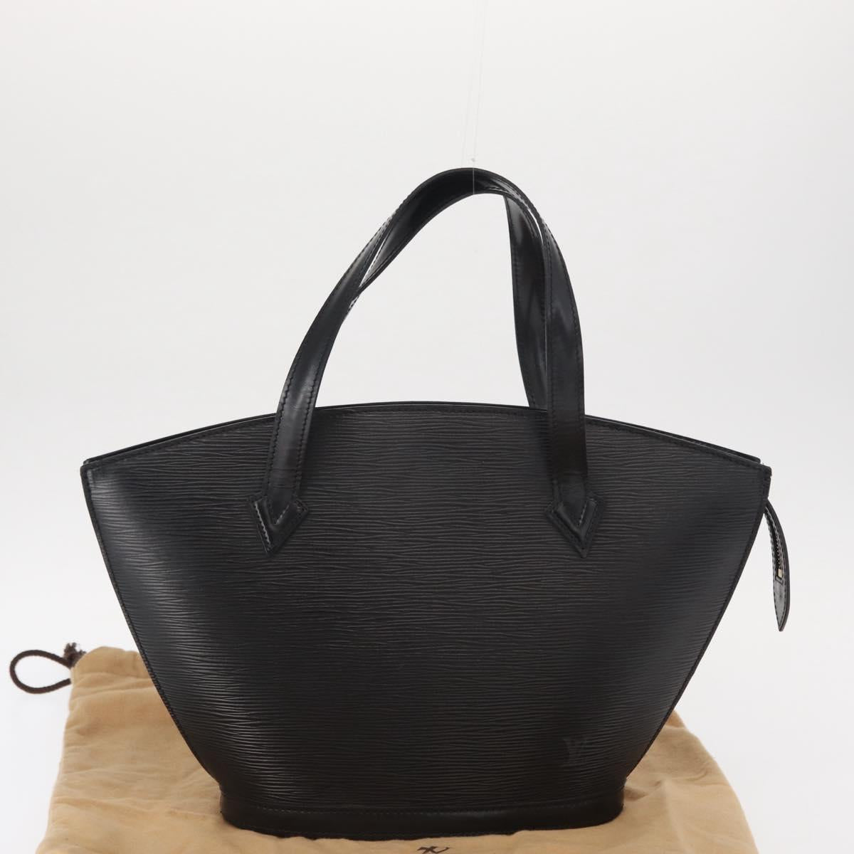 LOUIS VUITTON Epi Saint Jacques Hand Bag Black M52272 LV Auth bs32028