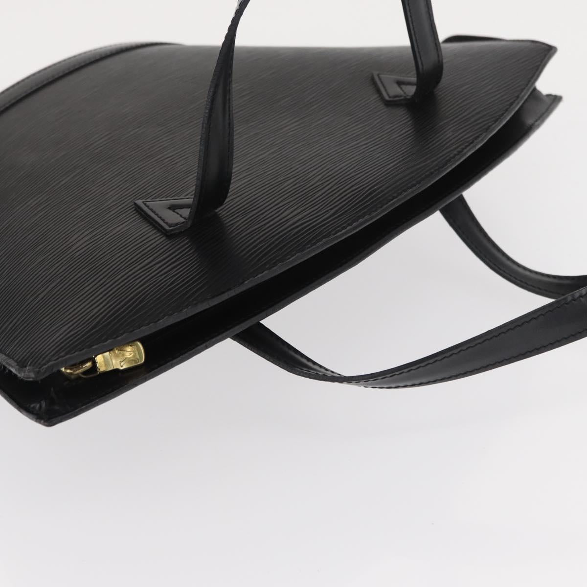 LOUIS VUITTON Epi Saint Jacques Hand Bag Black M52272 LV Auth bs32028
