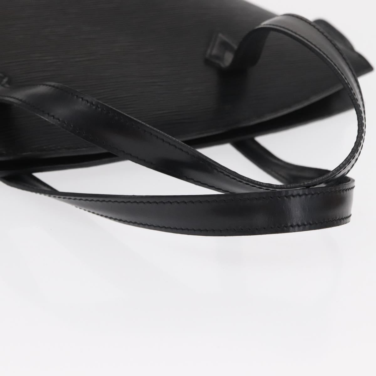LOUIS VUITTON Epi Saint Jacques Hand Bag Black M52272 LV Auth bs32028