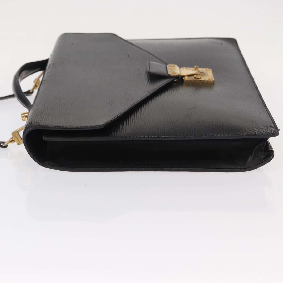 LOUIS VUITTON Epi Porte Documents Bandouliere Briefcase M54462 LV Auth bs32029